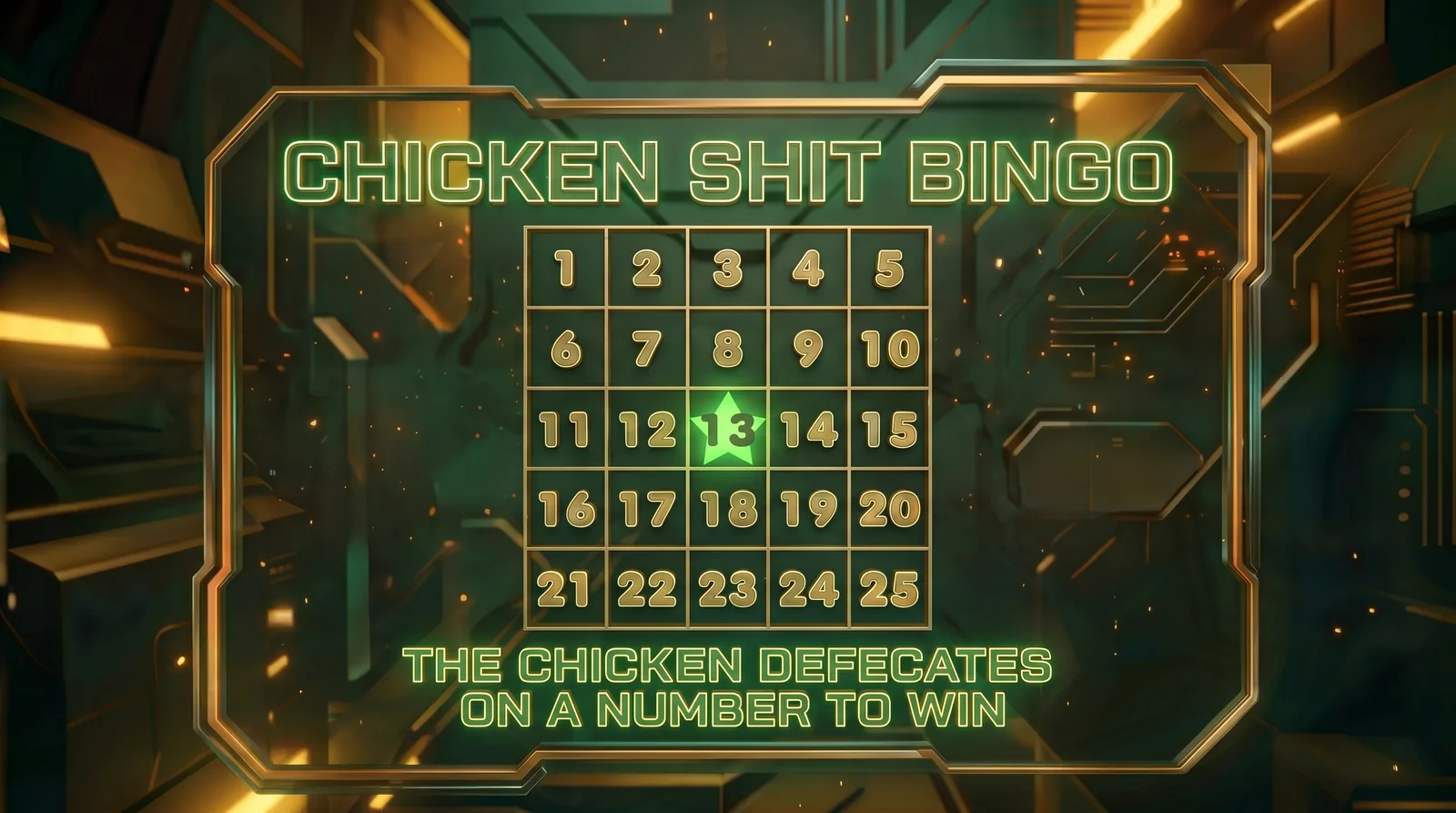 Chicken Shit Bingo, BuggedOut arena card